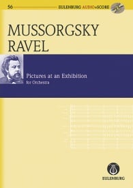 Mussorgsky: Pictures at an Exhibition (Study Score + CD) published by Eulenburg